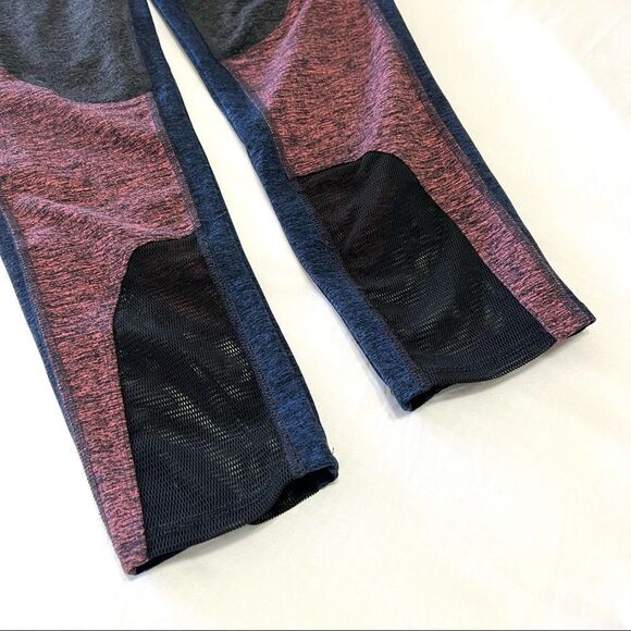 Free People Movement Leggings Dylan Color Blocked Cropped Mesh High Rise Medium - Picture 5 of 14